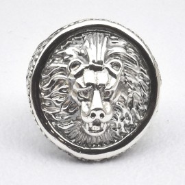 Anello leone in argento 925